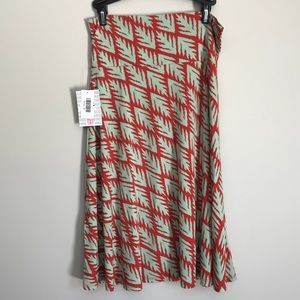 Lularoe tropical Azure Skirt